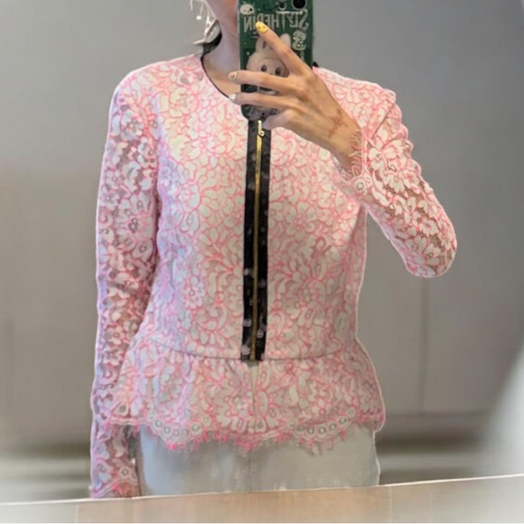 Juicy Couture Lace Jacket Pink - Picture 1 of 8